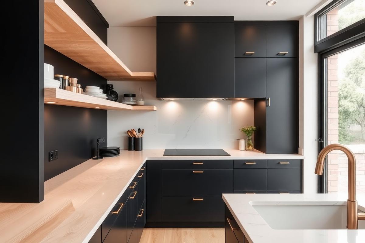 High-end modern kitchen remodel